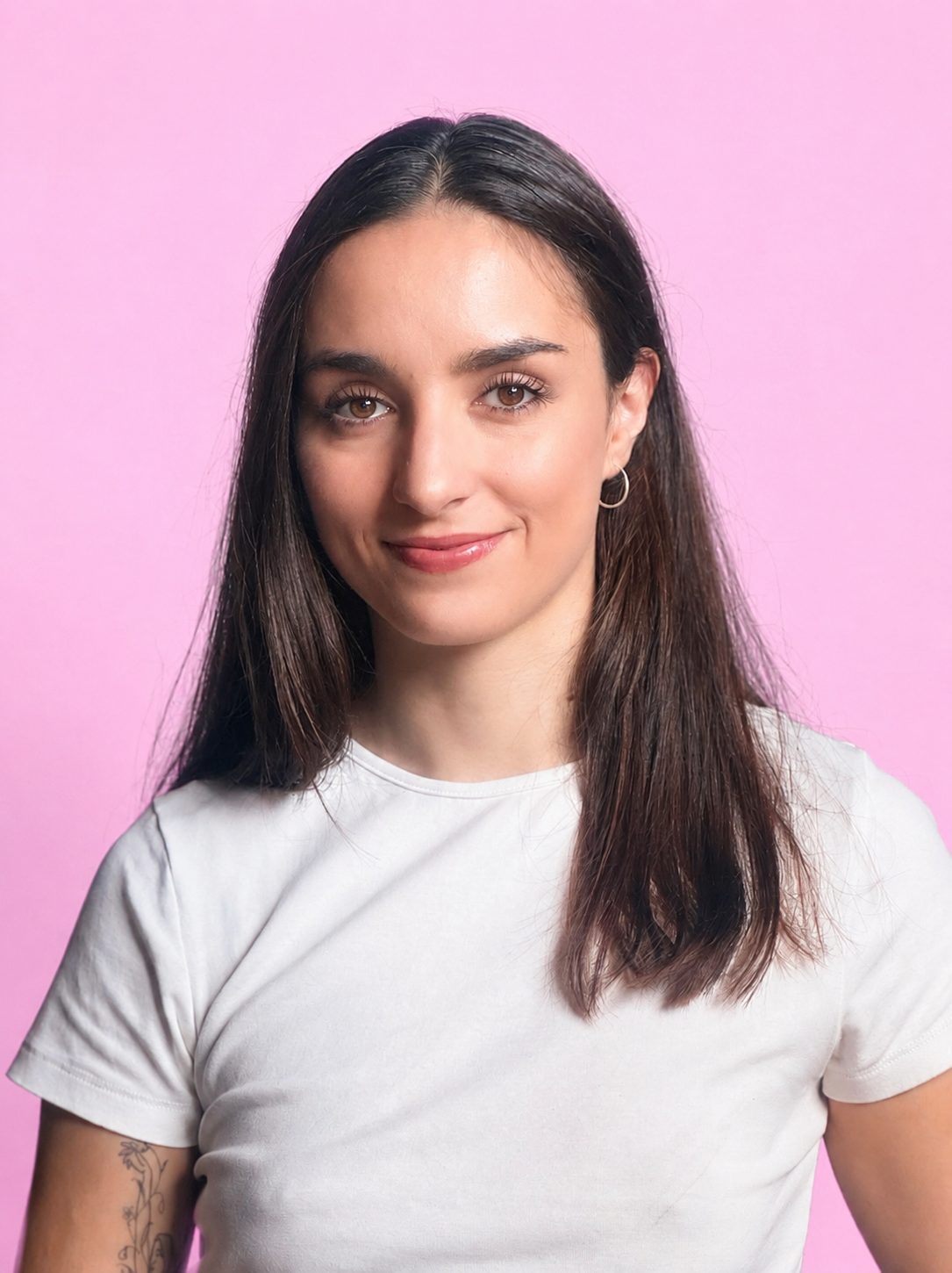 Sara smiling portrait
