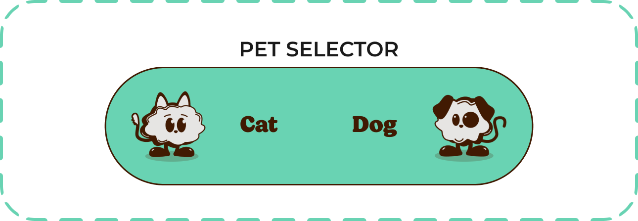 Truffle pet selector component