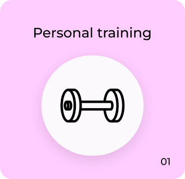 Personal training icon